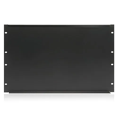 AtlasIED SPR6 Recessed Rack Panel, 19" Deep, RU, Black