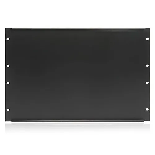 AtlasIED SPR7 19" RU Recessed Rack Panel, 16-Gauge CRS, Black