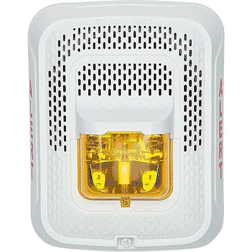 System Sensor SPSWL-ALERT L-Series Indoor Speaker Strobe, Amber Lens, "ALERT" Marking, White