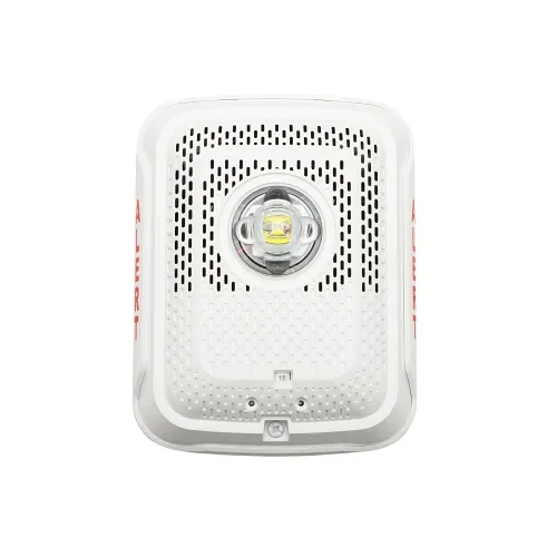 System Sensor SPSWLED-CLR-ALERT L-Series Indoor Speaker Wall-Mounted LED Strobe, "ALERT", White