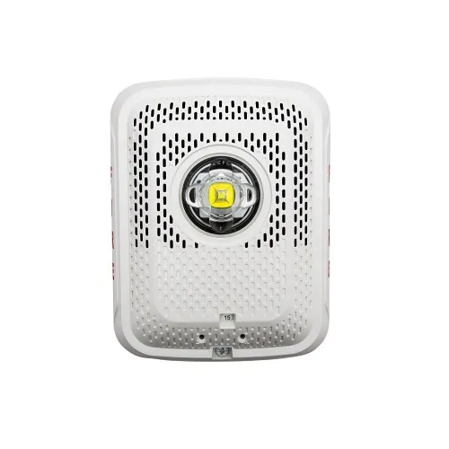 System Sensor SPSWLED L-Series Indoor Speaker Wall-Mounted LED Strobe, "FIRE", White