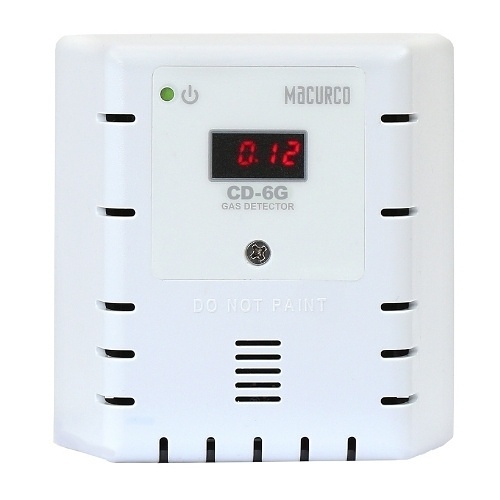 Macurco CD-6G Series Carbon Dioxide CO2 Fixed Gas Detector, 12-24V, White