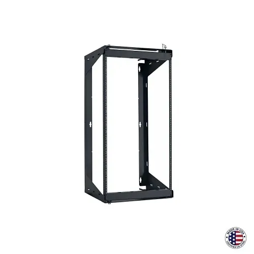 Lowell SR-2018 Swing Gate Wall Rack, 20U, 18" Deep