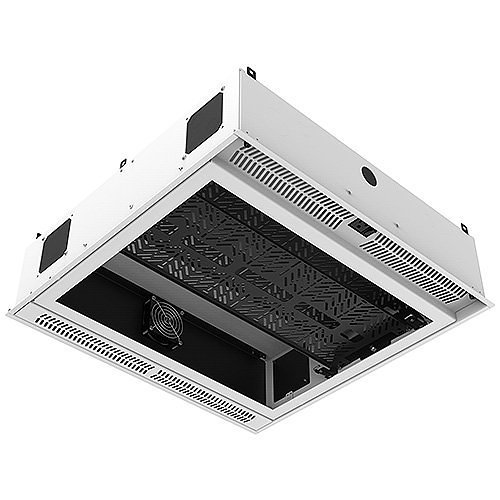 AtlasIED CR222-NR IED 2x2 Ceiling Mount Rack with 2RU, Standard width, AmbiTILT Shelf