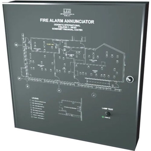 Light Engineered LD2 Graphic Annunciator without Back Box