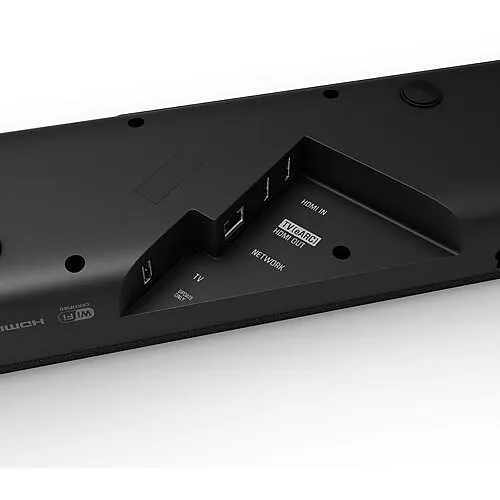 Yamaha SR-X50ABL True Bar 2.1.2-Channel Dolby Atmos Sound Bar with Wireless Subwoofer, 280W