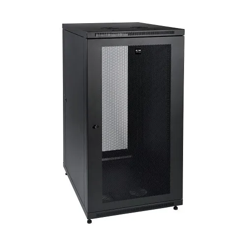 Eaton Tripp Lite SR24UB SmartRack Mid-Depth Half-Height Rack Enclosure, 33" (84cm), 1000lb (453.6kg), 24U