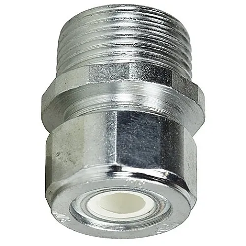 Dottie SR75A350 Cable Grommet, 3/4" Steel Strain Relief Connector White Grommet