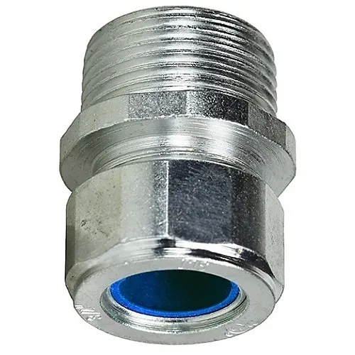 Dottie SR75A450 Cable Grommet, 3/4" Steel Strain Relief Connector Blue Grommet