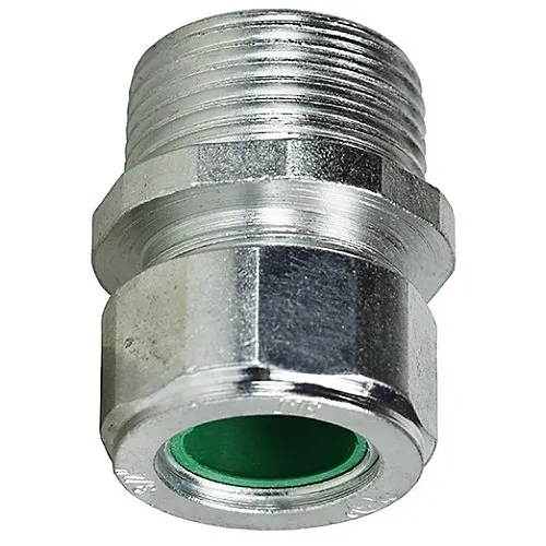 Dottie SR75A560 Cable Grommet, 3/4" Steel Strain Relief Connector Green Grommet