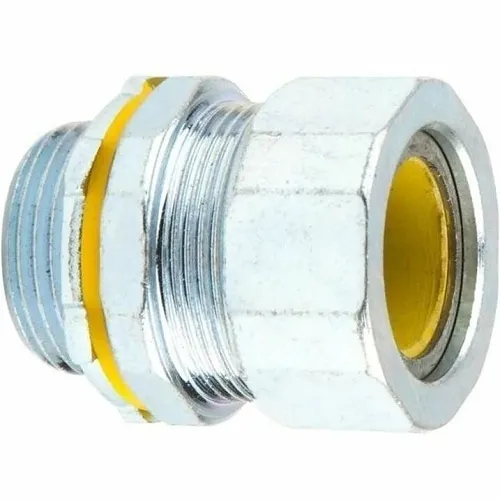 Dottie SR75B750 Cable Grommet, 3/4" Steel Strain Relief Connector Yellow Grommet