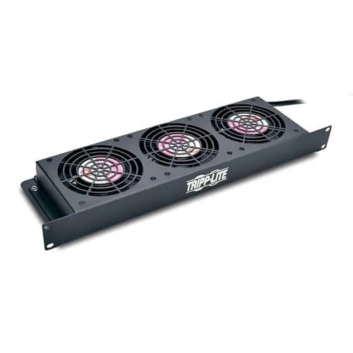 Tripp Lite SRFAN1U SmartRack 1U Fan Tray, 3x 120V High-Performance Fans, 210 CFM, 5-15P Plug