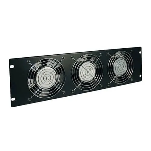 Tripp Lite SRFAN3U SmartRack 3U Fan Panel, 3x 120V High-Performance Fans, 210 CFM, 5-15P Plug