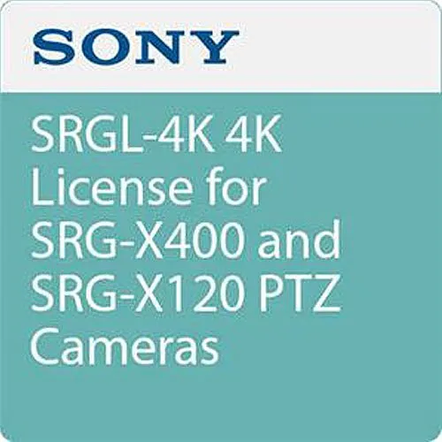 Sony Pro SRGL-4K 4K License for SRG-X400, SRG-X120