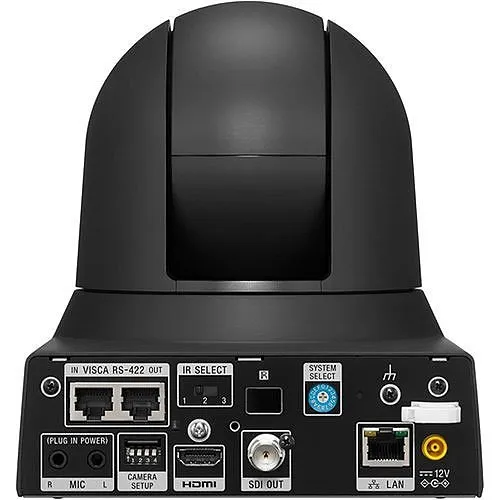 Sony Pro SRG-X120/N 1080p PTZ Camera with HDMI, IP, 3G-SDI Output, NDI|HX License Included, Black