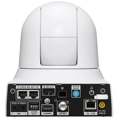 Sony Pro SRG-X400/N 1080p PTZ Camera with HDMI, IP, 3G-SDI Output, NDI|HX License Included, White