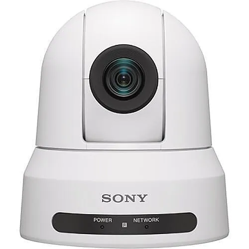 Sony Pro SRGX400WN/4L 4K NDI PTZ Camera with 20x Optical Zoom, White