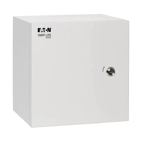 Tripp Lite SRIN412126 SmartRack Outdoor Industrial Enclosure with Lock, Surface Mount, NEMA 4, 12 x 12 x 6", Metal, Gray
