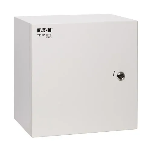 Tripp Lite SRIN4141410 SmartRack Outdoor Industrial Enclosure with Lock, Surface Mount, NEMA 4, 14 x 14 x 10", Metal, Gray