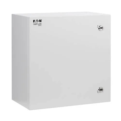 Tripp Lite SRIN4181810 SmartRack Outdoor Industrial Enclosure with Lock, Surface Mount, NEMA 4, 18 x 18 x 10", Metal, Gray