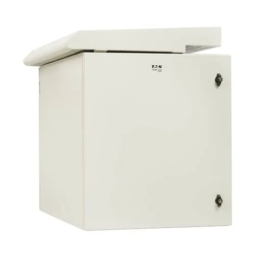 Tripp Lite SRN3RG12UHD SmartRack Industrial Enclosure, Wall Mount, Locking, Fan with Thermal Switch, 32.5" Depth, 12U, NEMA 3R, Heavy-Duty Metal, Gray