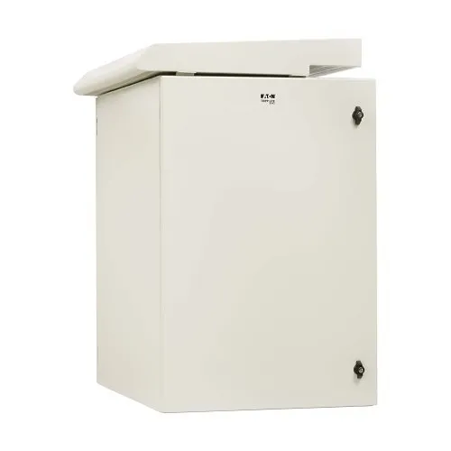 Tripp Lite SRN3RG18UHD SmartRack Industrial Enclosure, Wall Mount, Locking, Fan with Thermal Switch, 32.5" Depth, 18U, NEMA 3R, Heavy-Duty Metal, Gray