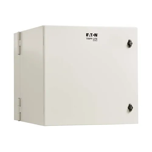 Tripp Lite SRN4G12US SmartRack Industrial Enclosure with Lock, Wall Mount, Hinged Back, 28" Depth, 12U, NEMA 4, Metal, Gray