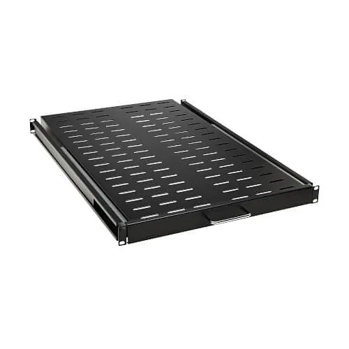 Eaton Tripp Lite SRSHELF4PSLVENT SmartRack Sliding Steel Rack Shelf, Vented, 1U, 28.3" Deep, 50 lb