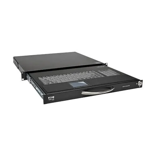 Eaton Tripp Lite SRSHELFKBD SmartRack Rack-Mount Keyboard with KVM Cable Kit, 1U