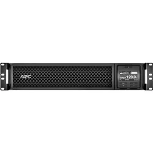 APC SRT1500RMXLA-NC Smart-UPS On-Line, 1500VA, 120V, LCD, Rackmount, 2U, 6x 5-15R NEMA Outlets, with Network Card and Rail Kit