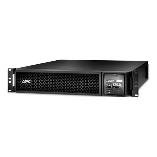 APC SRT3000RMXLAUS Smart-UPS On-Line, 3kVA, Rackmount 2U, 120V, 8x 5-20R+1x L5-30R NEMA Outlets, SmartSlot, Extended Runtime, with Rail Kit
