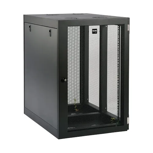 Eaton Tripp Lite SRW18UHD SmartRack Heavy-Duty Low-Profile Server-Depth Side-Mount Wall Mount Rack Enclosure Cabinet, 32.5" (83cm), 500lb, (226.8 kg), 18U
