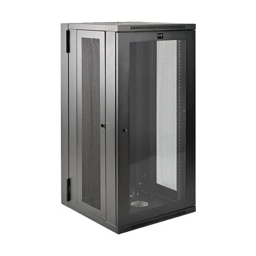 Eaton Tripp Lite SRW26USDPG SmartRack 26U UPS-Depth Wall-Mount Half-Height Rack Enclosure, Clear Acrylic Window, Hinged Back