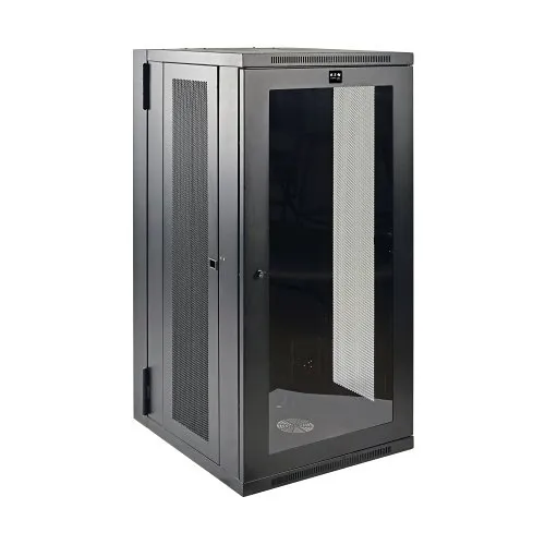 Eaton Tripp Lite SRW26USG SmartRack Low-Profile Switch-Depth Wall Mount Half-Height Rack Enclosure with Clear Acrylic Window and Hinged Back, 20.5" (52cm), 250lb (113.4kg), 26U
