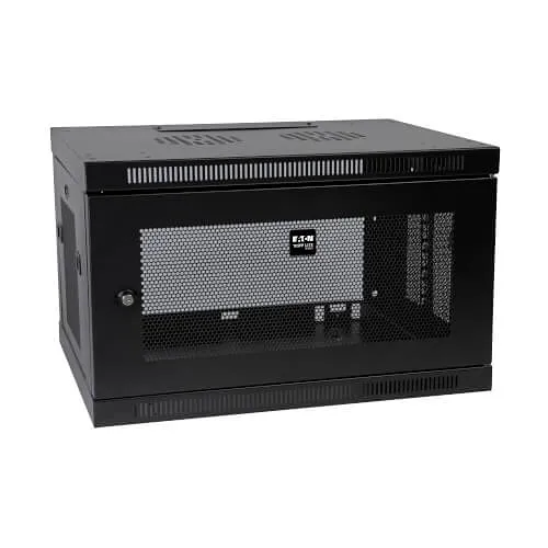 Eaton Tripp Lite SRW6U SmartRack 6U Wall Mount Mini Rack Enclosure, Low-Profile, Switch-Depth