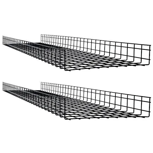 Eaton Tripp Lite SRWB18410X2STR Wire Mesh Cable Tray, 450x100x1500mm (18x4x5'), 2-Pack