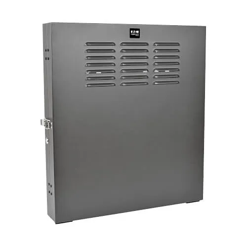 Eaton Tripp Lite SRWF2U SmartRack Low-Profile Vertical-Mount Switch-Depth Wall-Mount Rack Enclosure Cabinet, 20" (51cm), 150lb (68kg), 2U