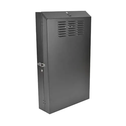 Eaton Tripp Lite SRWF4U36 SmartRack 4U Low-Profile Vertical-Mount Server-Depth Wall-Mount Rack Enclosure Cabinet