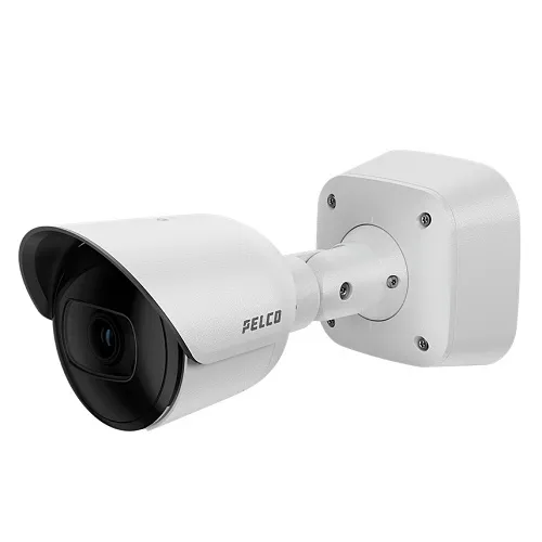 Pelco SRXE4-2V12-EBT-IR1 2MP Sarix Enhanced 4 Series Bullet Camera with Microphone, 2.8-12mm Varifocal Lens, WDR 130 dB