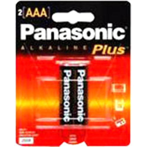 Panasonic LR03XWA/C AAA 1.5V Alkaline Button Top Batteries