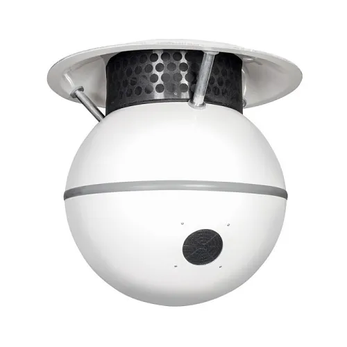Soundsphere SS-Q-12AWR-WH Powerful Weather-Resistant Omnidirectional Loudspeaker, White