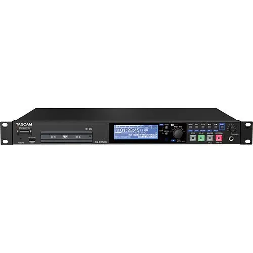 TASCAM SS-R250N 2-Channel Solid State Recorder Player with Networking and Optional Dante Support with FTP Client Function