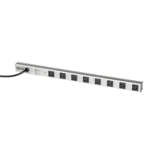 Eaton Tripp Lite SS240806 8-Outlet Power Strip with Surge Protection, 6' (1.83 m) Cord, 1050 Joules, 2' (0.61 m)