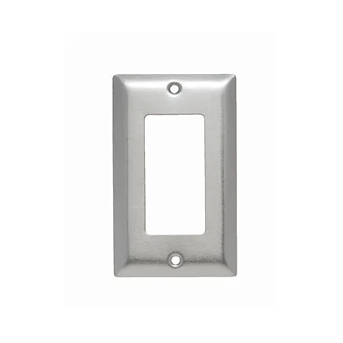 Pass & Seymour SS26 Wall Plate, Smooth 302SS 1-Gang Decorator