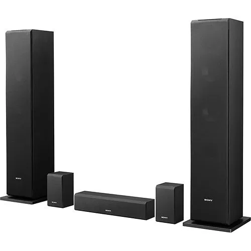 Sony SSCS3 3-Way Floorstanding Hi-Res  Speaker, Black