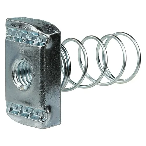 Dottie SSN25 Nut, 1/4"-20-Channel Nut with Standard Spring
