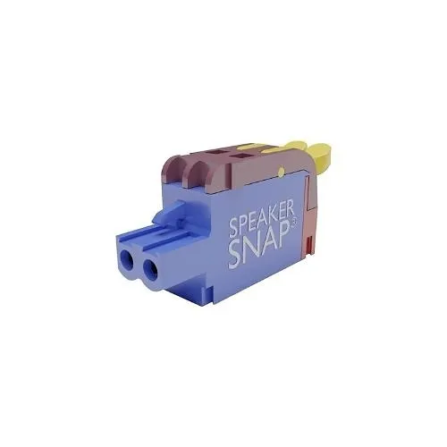 Speaker Snap SSPI2-4 PHX Interlocking 2-Pin Connectors, 4-Pieces