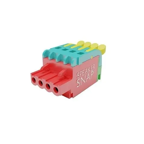 Speaker Snap SSPI4-4 PHX Interlocking 4-Pin Connectors, 24-Pieces