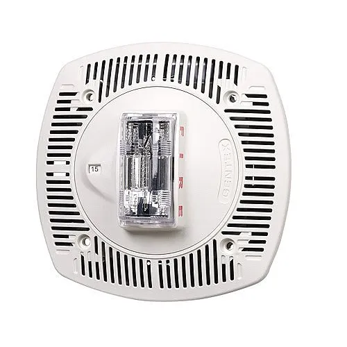 Gentex SSPK24CLPAR Ceiling Mount Speaker/Strobe, ALERT Marking, 24VDC, White