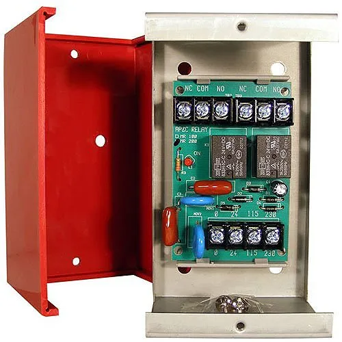 SAE SSU-MR-201/C/R MR-200 Series Multi-Voltage Control Relay, 10A, 24VDC/24VAC/120VAC/230VAC, DPDT, Red